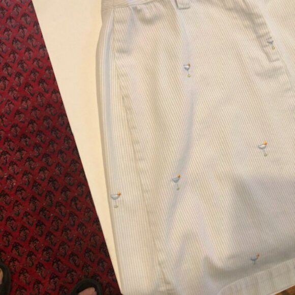No Name Summer Pinstripe Golf? Skirt, size M - Picture 9 of 10